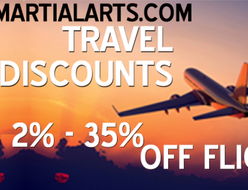 New Airline Discounts Only With SportMartialArts.com