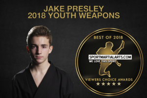 Jake Presley - 2018 Best Youth Weapons Competitor of 2018 in SportMartialArts.com Viewers' Choice Awards